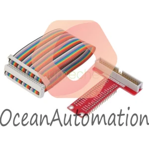 T-Shaped Breakout Expansion Board + 40Pin GPIO Cable for Raspberry Pi 2、B+ NEW - Picture 1 of 4