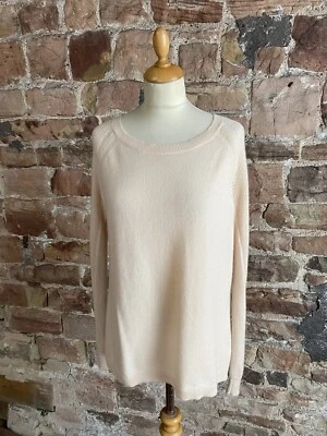 Espléndido suéter 100 % puro cuello de cachemira con botones en la parte trasera. CORREO GRATUITO DEL REINO UNIDO Foto 1 de 4