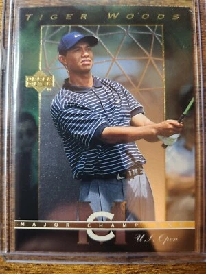 2003 Upper Deck Golf Tiger Woods Major Champions Insert #MC-34 PGA Tour HOF - Image 1 of 2