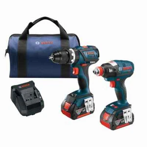 Bosch CLPK251-181 18V Combo 1/4", 1/2" Impact Driver, 1/2" Hammer Drill/Driver - Picture 1 of 8