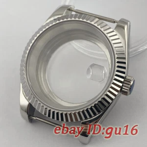 36mm/40mm Silber Saphir Uhrengehäuse passend für NH34 NH35 NH36 ETA2824/2836 Miyota 8215 - Bild 1 von 10