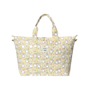 Cath Kidston Miffy Foldaway Overnight Travel Bag Yellow Ditsy CK-BN07895 New - Picture 1 of 6