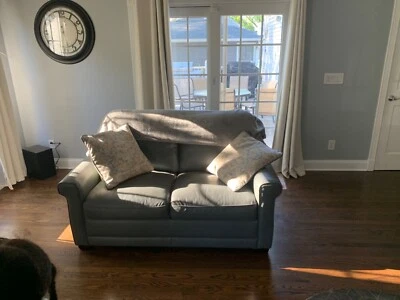 轻薄用皮沙发和双人沙发套装 — 第 1/2 张图片