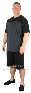 Big Mens Forge Burns Shorty Pyjama Set 2XL 3XL 4XL 5XL 6XL 7XL 8XL - Picture 1 of 3