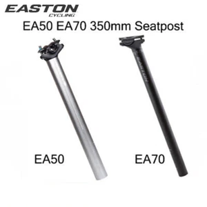 Easton EA50 EA70 30.9mm 31.6mm 350mm Offset 10mm Seatpost Black Silver - Picture 1 of 3
