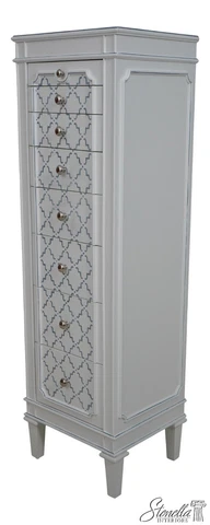 60325EC: Stunning Hand Painted 8 Drawer Designer Lingerie Chest Cover