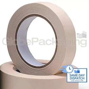 6 rotoli di nastro per mascheramento 25 mm x 50 m nastro per pittura resistente - Foto 1 di 7