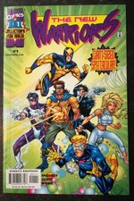 New Warriors issue 1 (1999) + # 1 (2007) Speedball Justice FireStar Namorita NM