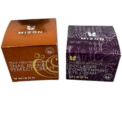 Crema y crema reafirmante de colágeno para ojos Mizon KBeauty Korean Skincare Snail Mucin NUEVO Foto 1 de 4