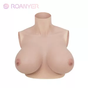 Roanyer G Cup Realistic Silicone East-west Shape Breast Forms Fake Boobs for CD - Picture 1 of 15
