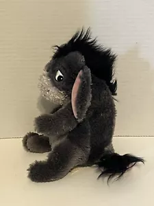 Disneyland Eeyore Stuffed Plush Sitting Pink Now Soft Fuzzy Winnie The Pooh 7in - Picture 1 of 5