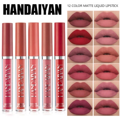 Handaiyan Wasserdichter Samtmatter Lipgloss Flüssiger Lippenstift  / - Bild 1 von 4