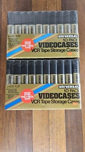 20 VHS Beta Tape Storage Cases Video Cases VCR, Labels, Sealed, New - Picture 1 of 12