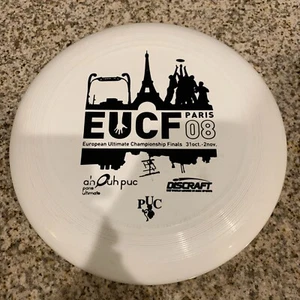 Discraft EUCF Paris 2008 European Ultimate Championship Finals 175g Frisbee Disc - Picture 1 of 3