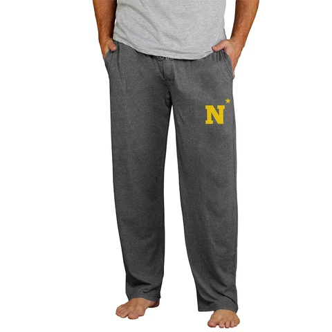 Navy Midshipmen Concepts Sport Quest Knit Pants - Charcoal Cover