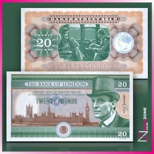 last one! Matej Gabris £20 Sherlock Holmes London UK Great Britain paper