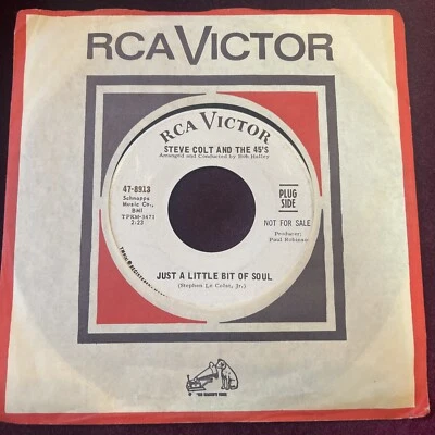 STEVE COLT & THE 45'S Just A Little Bit of Soul 1966 RCA deep soul promo 45 NM - Image 1 of 4