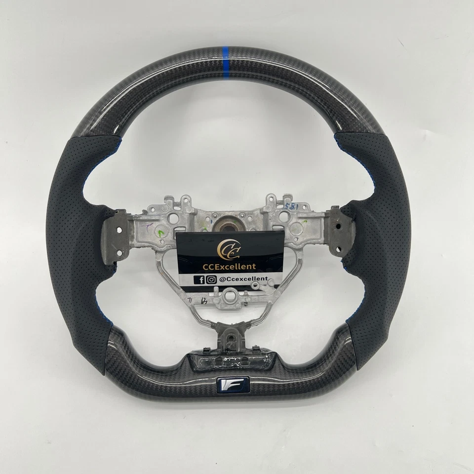 Volante de fibra de carbono real para Lexus GS350 GS300 ES350 RX350 2016-2018 Foto 1 de 4
