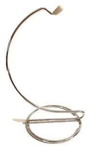 Soporte de exhibición de adornos de 5" color plata liso para huevo de Pascua Navidad envío gratuito - Imagen 1 de 4