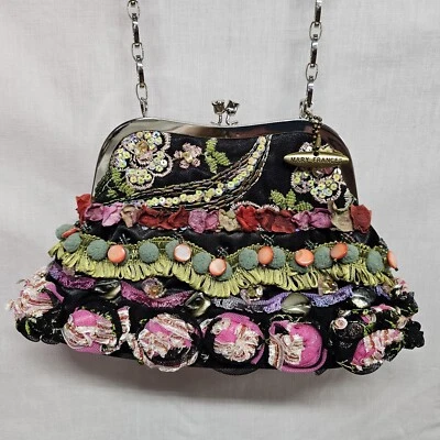 Bolso de mano Mary Frances apliques con cuentas Kisslock hombro Foto 1 de 4