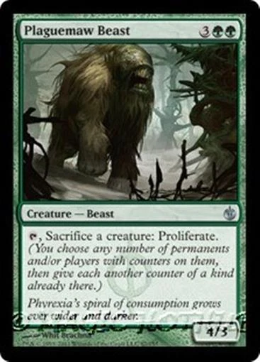 MTG - PLAGUEMAW BEAST - Mirrodin Besieged (U) - Image 1 of 1