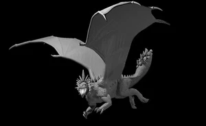 Amethyst Greatwyrm para D&D Dungeons and Dragons Pathfinder DND Mini - Imagen 1 de 1