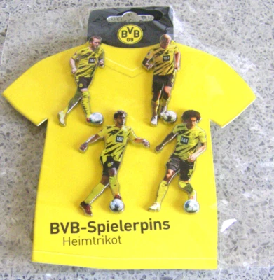 Borussia Dortmund-BvB 09-4 Spielerpins-TOP-OVP-BvB 09-BVB-Spielerpins-Heimtrikot - Bild 1 von 4