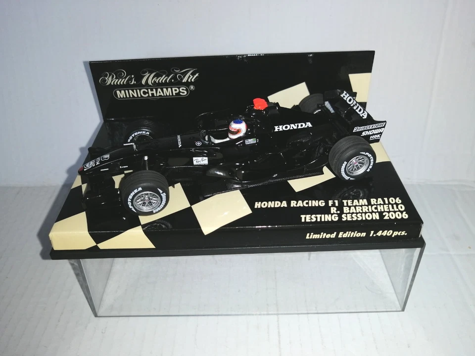 HONDA RACING F1 TEAM RA106 BARRICHELLO 2006 COD.400 060211 MINICHAMPS SCALA 1/43 - Immagine 1 di 1