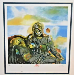 Signed Salvador Dali Geological Echo (After Peita) Print 119/500 Autographed - Picture 1 of 12