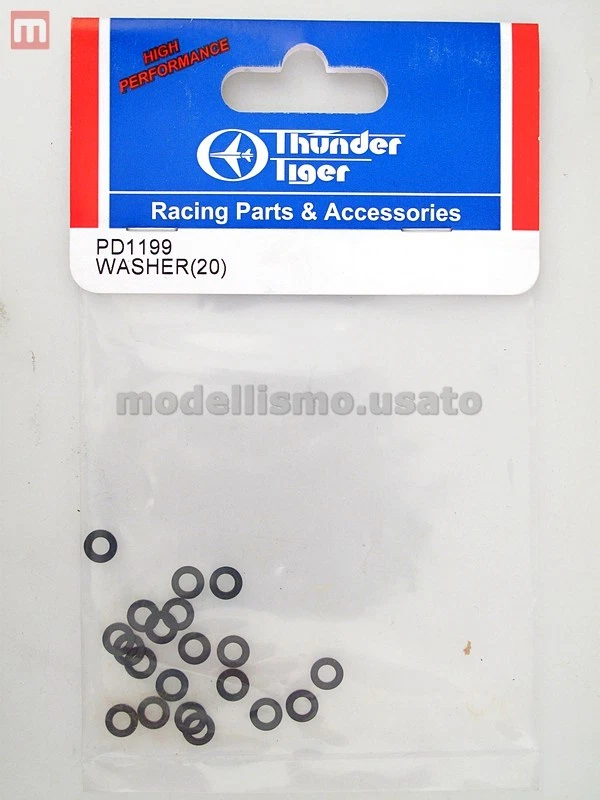 Thunder Tiger PD1199 Washer 3mm (20) Washer Modeling - Image 1 of 1