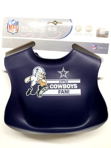 NFL Dallas Cowboys Silicone Baby Bib - Picture 1 of 3