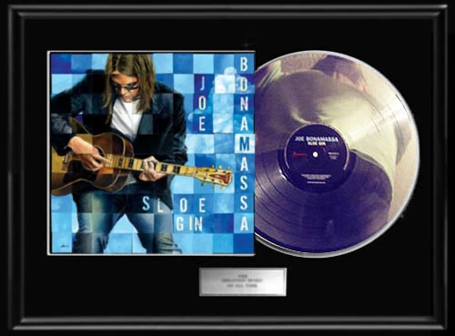 JOE BONAMASSA SLOE GIN WHITE GOLD SILVER PLATINUM TONE RECORD LP NON RIAA AWARD Foto 1 de 1