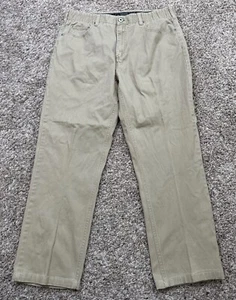 Iron Co Beige Twill Pants Men Size 36x30 (Measure 34x26) Hemmed - Picture 1 of 10