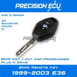 1999-2003 BMW E36 Z-Series Z3 Remote Key / Cut and Programmed - Picture 1 of 2