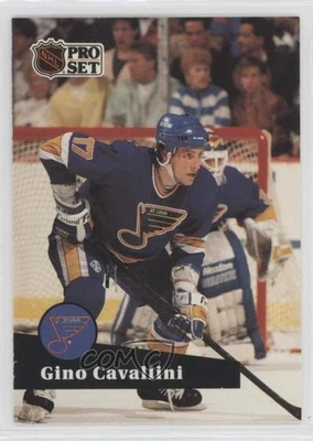 1991-92 Pro Set Gino Cavallini #218 - Image 1 of 2
