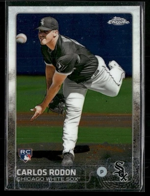 2015 Topps Chrome #90 Carlos Rodon Rookie - Image 1 of 2