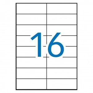 Etiquettes pour Imprimante Apli 4708 105 x 37mm Blanc - Photo 1/2