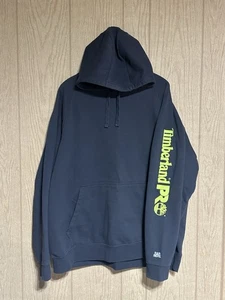 FELPA CON CAPPUCCIO TIMBERLAND PRO RAIN REPEL FULL ZIP NERO/VERDE LIME TAGLIA XL - Foto 1 di 5