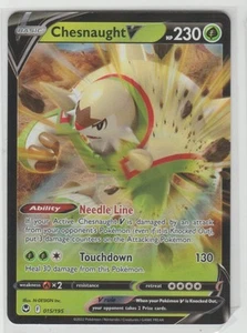 Espada y Escudo 2022 - Silver Tempest Chesnaught V Basic/Rare Holo V #15 - Imagen 1 de 2