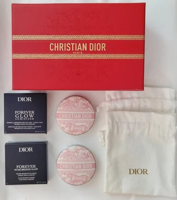 New Box Dior Riviera Forever Nude Bronzer Glow Coral & Luminizer Blush +Receipt - Image 1 of 4