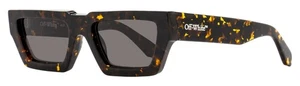 Off-White Rectangular Manchester Sunglasses OERI129 6007 Havana 54mm - Picture 1 of 3