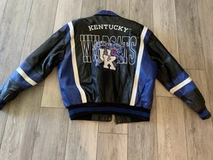 Kentucky Wildcats giacca pelle uomo XL di Excellled Wildcats bomber basket - Foto 1 di 8
