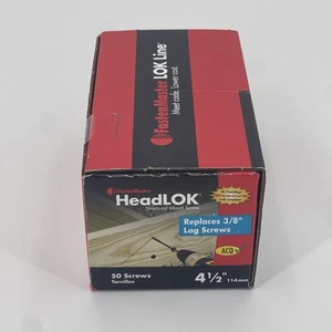 FastenMaster 3/8” x 4-1/2”HeadLOK Structural Wood Screw(50 Screws) - Picture 1 of 5