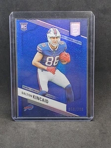 2023 Panini Donruss Elite Status Blue Sparkle Rookie #058/299 Dalton Kincaid - Picture 1 of 2