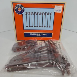 Lionel Trains Telephone Poles 6-62181 Set of 10 - Picture 1 of 5