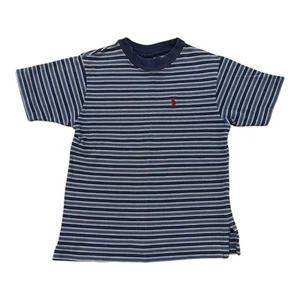 Vintage Polo Ralph Lauren Striped Single Stitch T Shirt Kids Boy Size 6 - Picture 1 of 7