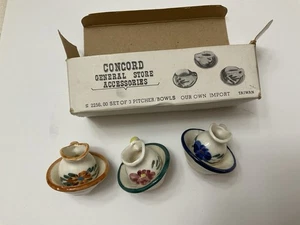Concord General Store set di 3 ciotole e brocche scatola originale ciascuna diversa - Foto 1 di 5