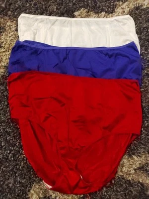 Lot Of 3 Size 13 vintage fruit of the loom 100% nylon panties "Fit For Me" - Image 1 of 4