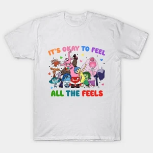 Camiseta Disney Funny It's Okay To Feel All The Feels Unisex Hombres Mujeres - Imagen 1 de 4