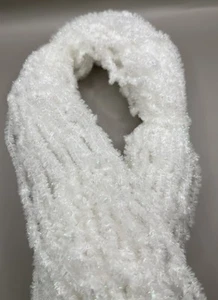 72 Yard Skein Size Medium New Age Chenille - White Pearl - Picture 1 of 2